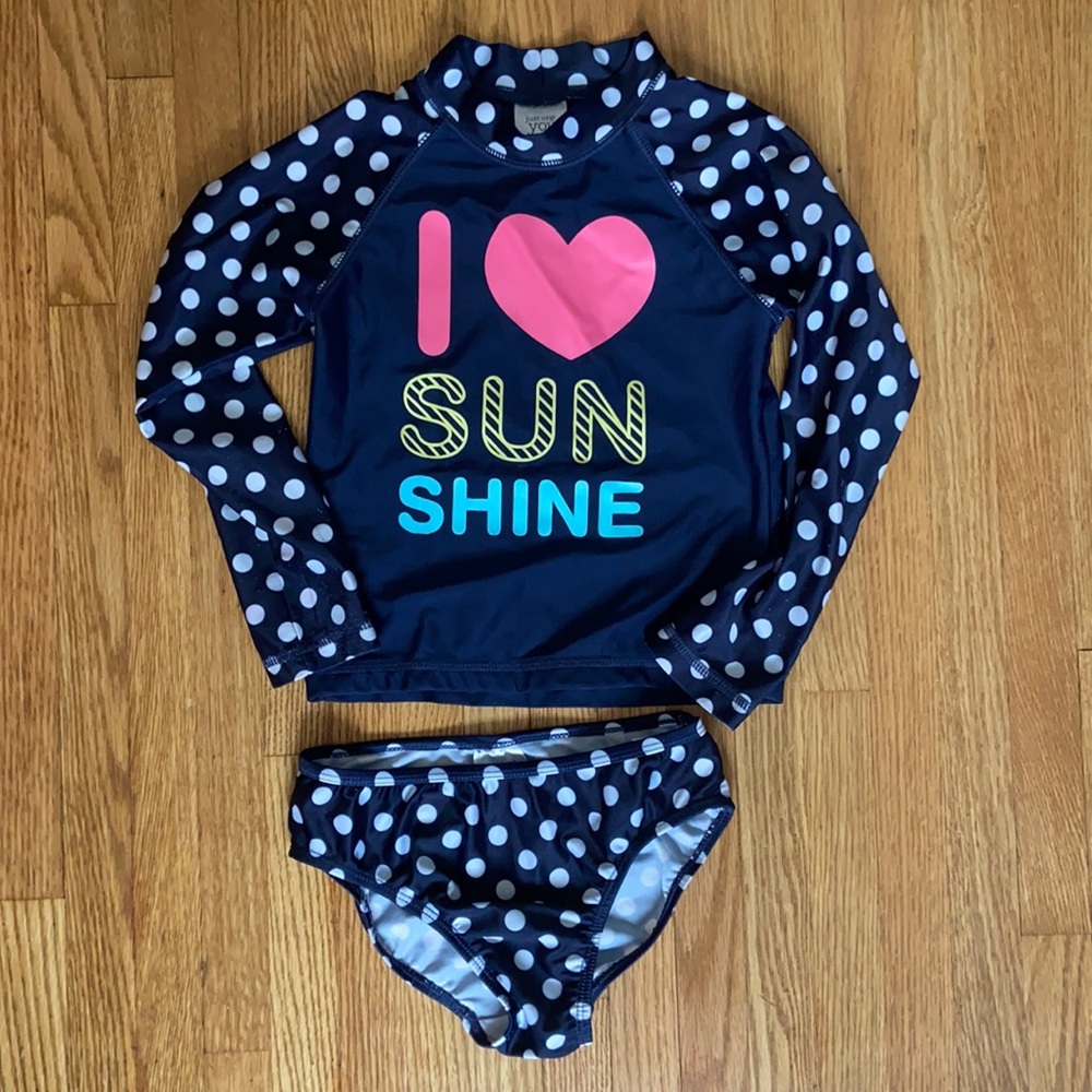 Carter’s tankini rash guard set